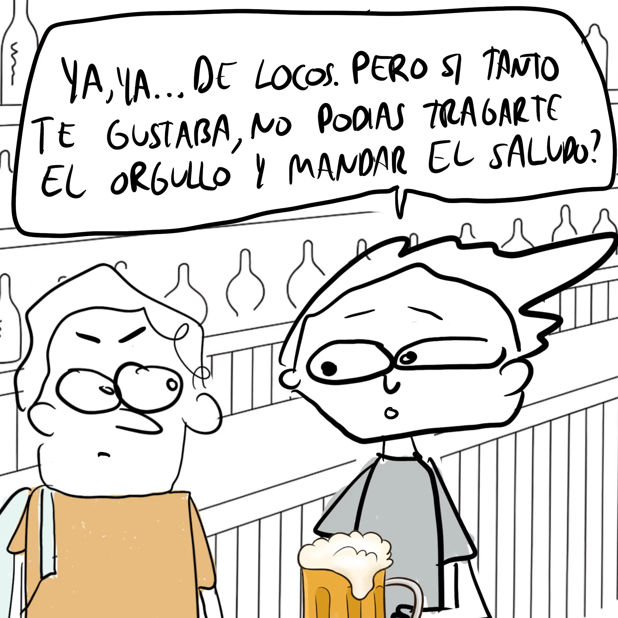 un saludo